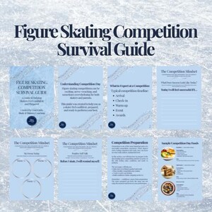 Figure Skating Competition Planner & Survival Guide | Skater Competition Workbook | Figure Skating Printable | Skater Mindset Journal