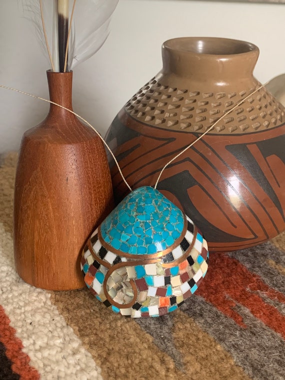 Vintage mosaic inlay santo - Gem