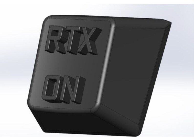 Custom 3D Printed RTX ON Keycap for Mechanical Gaming Etsy India