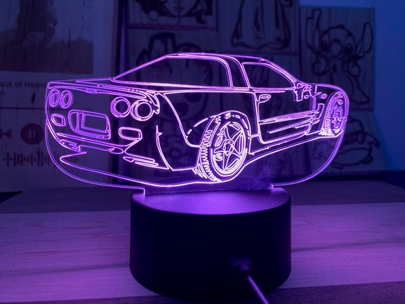 3D Sports Car LED Desk Lamp / Night Light
