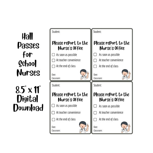 Hall pass png etsy