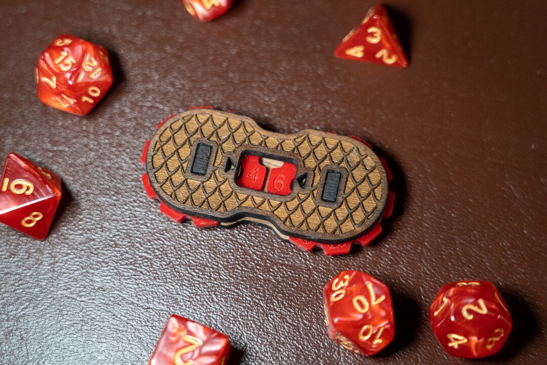 Trading Card Game Life Tracker Red Table Top Gaming Etsy