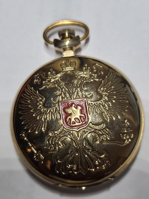 Rare Soviet Molnija pocket watch - image 2