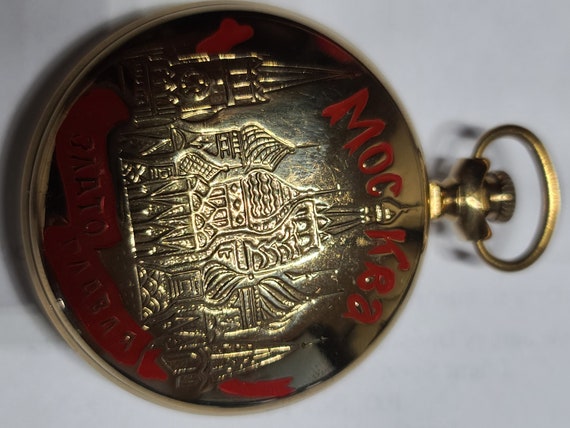 Rare Soviet Molnija pocket watch - image 3