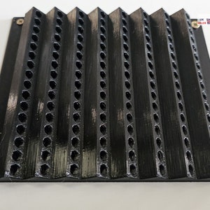 56 Holes Screwdriver Organizer Holder, Metal Screw-Driver Storage Rack Wall
