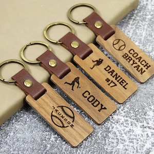 Bulk Discounts - Engraved Custom Baseball Keychain, Baseball Team Gifts Bulk, Baseball Senior Night Gifts, Personalized Baseball Gift