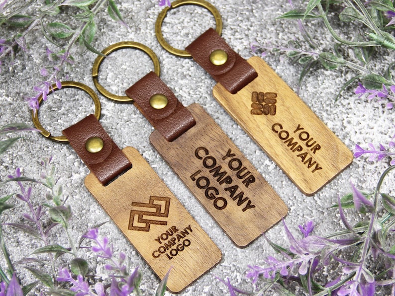 Business Marketing Custom Logo Keychain – Bulk Promotional Gift ...