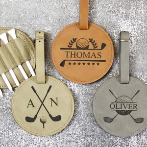 Custom Golf Bag Tag with Tees, Bulk Golf Team Gifts, Golf Tournament Favors, Golf Fundraiser Items Bulk, Christmas Gift for Golfer image 18