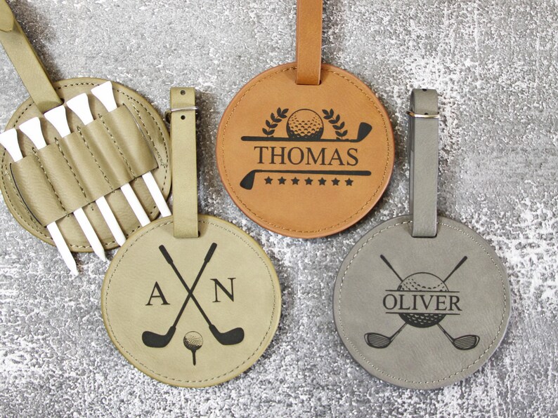 Custom Golf Bag Tag with Tees, Bulk Golf Team Gifts, Golf Tournament Favors, Golf Fundraiser Items Bulk, Christmas Gift for Golfer image 18