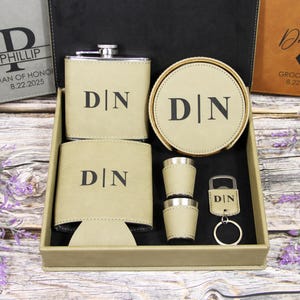 Groomsman Gift Ultimate Groomsman Gift Set with Gift Box Personalized, Custom Groomsman Gift Box, Groomsman Proposal Gift 6 Item Gift Set