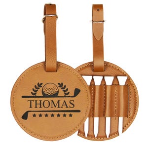 Custom Golf Bag Tag with Tees, Bulk Golf Team Gifts, Golf Tournament Favors, Golf Fundraiser Items Bulk, Christmas Gift for Golfer image 17