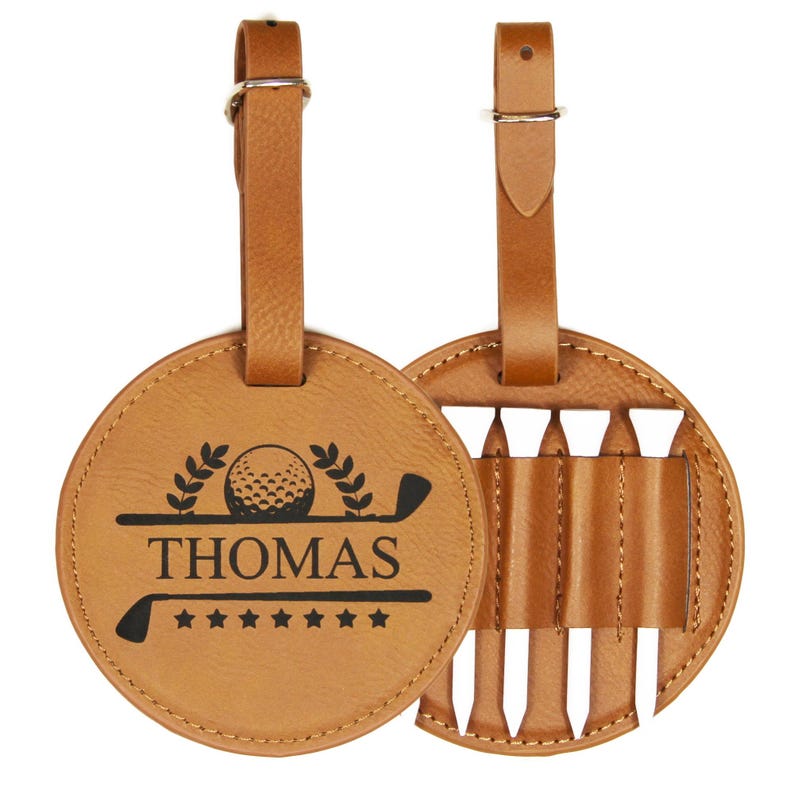 Custom Golf Bag Tag with Tees, Bulk Golf Team Gifts, Golf Tournament Favors, Golf Fundraiser Items Bulk, Christmas Gift for Golfer image 17
