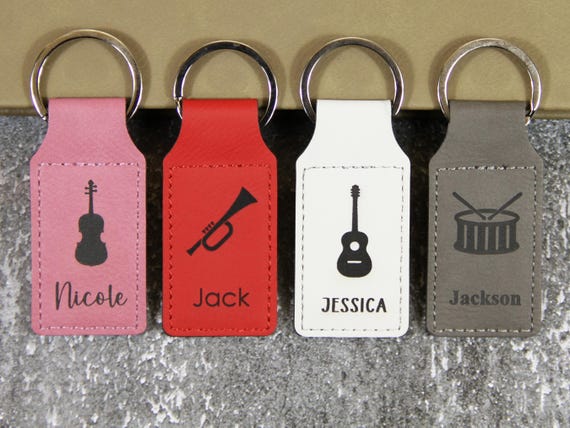 Custom Band Keychain, High School Band Gifts Bulk, Marching Band Senior Night Gifts, Gift For Band Teacher, Color Guard Gift