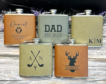Custom Golf Flask & Funnel Set - Bulk Golf Team Gifts, Golf Tournament Favors Golf Fundraiser Items Bulk Christmas Gift for Golfer