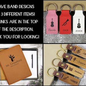 Llavero de banda personalizado, regalos de banda de secundaria al por mayor, regalos para la noche de graduación de la banda de música, regalo para el profesor de banda, regalo de la guardia de color imagen 15