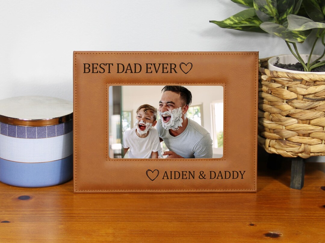 Gift for Dad, Fathers Day Gift Daddy and Me Picture Frame, Custom ...