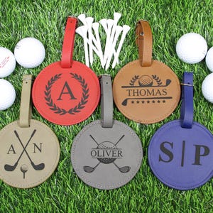 Custom Golf Bag Tag with Tees, Bulk Golf Team Gifts, Golf Tournament Favors, Golf Fundraiser Items Bulk, Christmas Gift for Golfer image 19