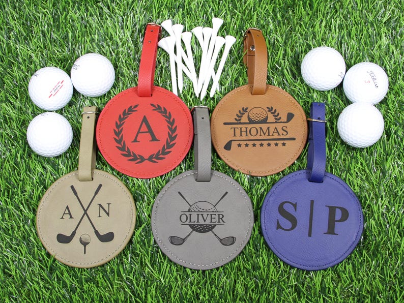 Custom Golf Bag Tag with Tees, Bulk Golf Team Gifts, Golf Tournament Favors, Golf Fundraiser Items Bulk, Christmas Gift for Golfer image 19