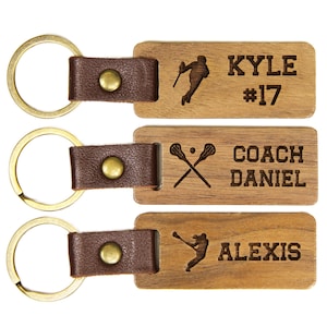 Bulk Discounts - Engraved Custom Lacrosse Keychain, Lacrosse Team Gifts Bulk, Lacrosse Senior Night Gifts, Personalized Lacrosse Gift Bulk