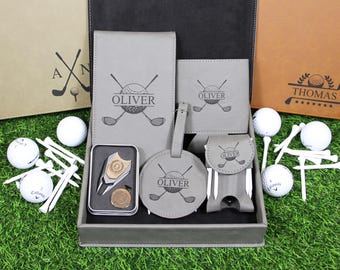 Ultimate Golf Gift Set w/ Gift Box - Custom Bulk Golf Team Gifts Golf Tournament Favors Golf Fundraiser Items Bulk Christmas Gift for Golfer