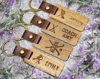 Engraved Custom Field Hockey Keychain, Field Hockey Team Gifts Bulk, Field Hockey Senior Night Gifts, Field Hockey Gift, Bulk Discounts