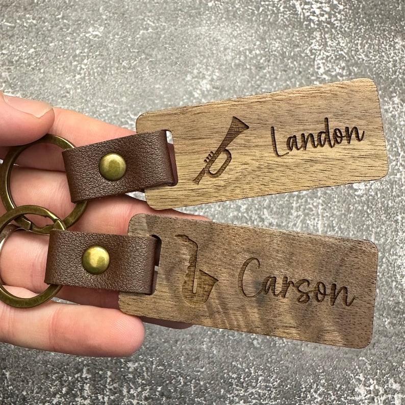 Llavero de banda personalizado, regalos de banda de secundaria al por mayor, regalos para la noche de graduación de la banda de música, regalo para el profesor de banda, regalo de la guardia de color imagen 8