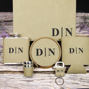 Groomsman Gift Ultimate Groomsman Gift Set with Gift Box Personalized, Custom Groomsman Gift Box, Groomsman Proposal Gift 6 Item Gift Set