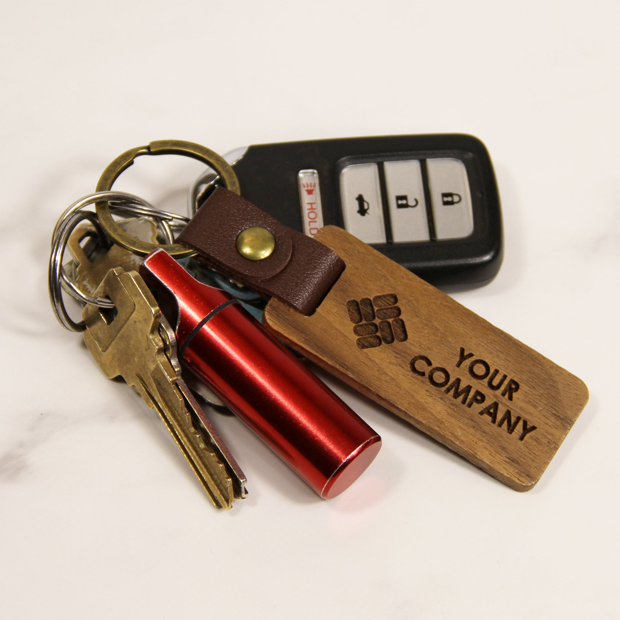 Business Marketing Custom Logo Keychain – Bulk Promotional Gift ...