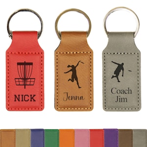 Bulk Discounts - Engraved Custom Disc Golf Keychain, Disc Golf Tournament Favor Bulk, Ultimate Frisbee Team Gifts, Ultimate Frisbee Keychain