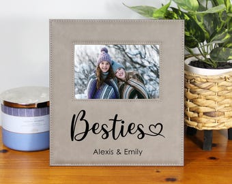 Engraved Personalized Best Friend Picture Frame Valentines Day Gift Best Friend Birthday Gift for Best Friend Christmas Gift for Best Friend