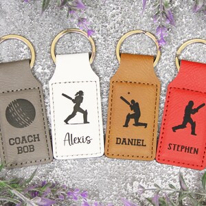 Bulk Discounts - Engraved Custom Cricket Keychain, Cricket Team Gifts Bulk, Cricket Senior Night Gifts, Personalized Cricket Gift