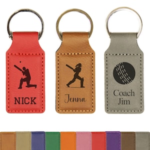 Bulk Discounts - Engraved Custom Cricket Keychain, Cricket Team Gifts Bulk, Cricket Senior Night Gifts, Personalized Cricket Gift