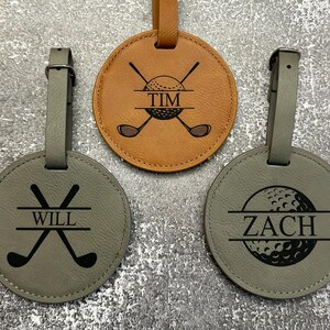 Custom Golf Bag Tag with Tees, Bulk Golf Team Gifts, Golf Tournament Favors, Golf Fundraiser Items Bulk, Christmas Gift for Golfer image 12
