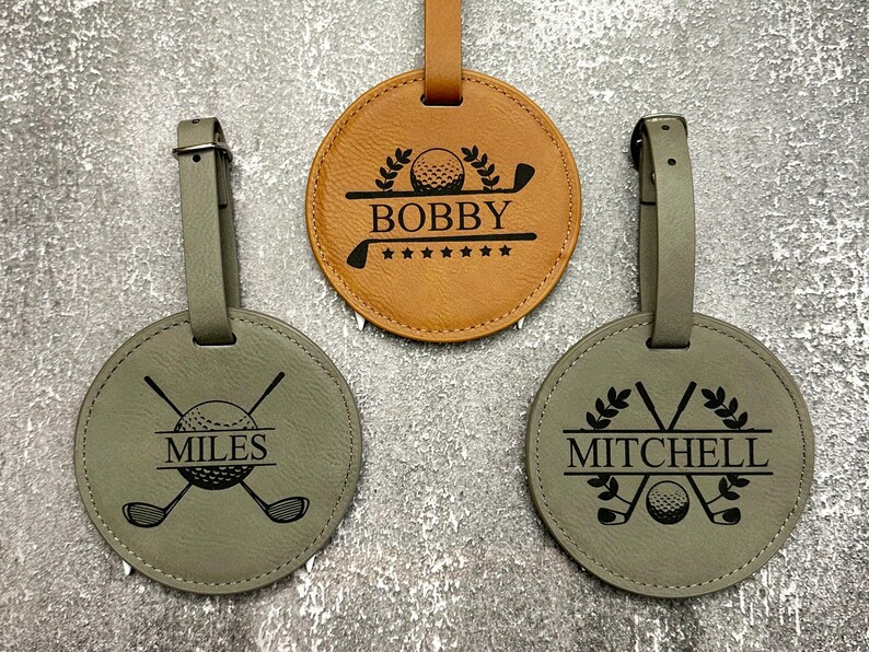 Custom Golf Bag Tag with Tees, Bulk Golf Team Gifts, Golf Tournament Favors, Golf Fundraiser Items Bulk, Christmas Gift for Golfer image 10