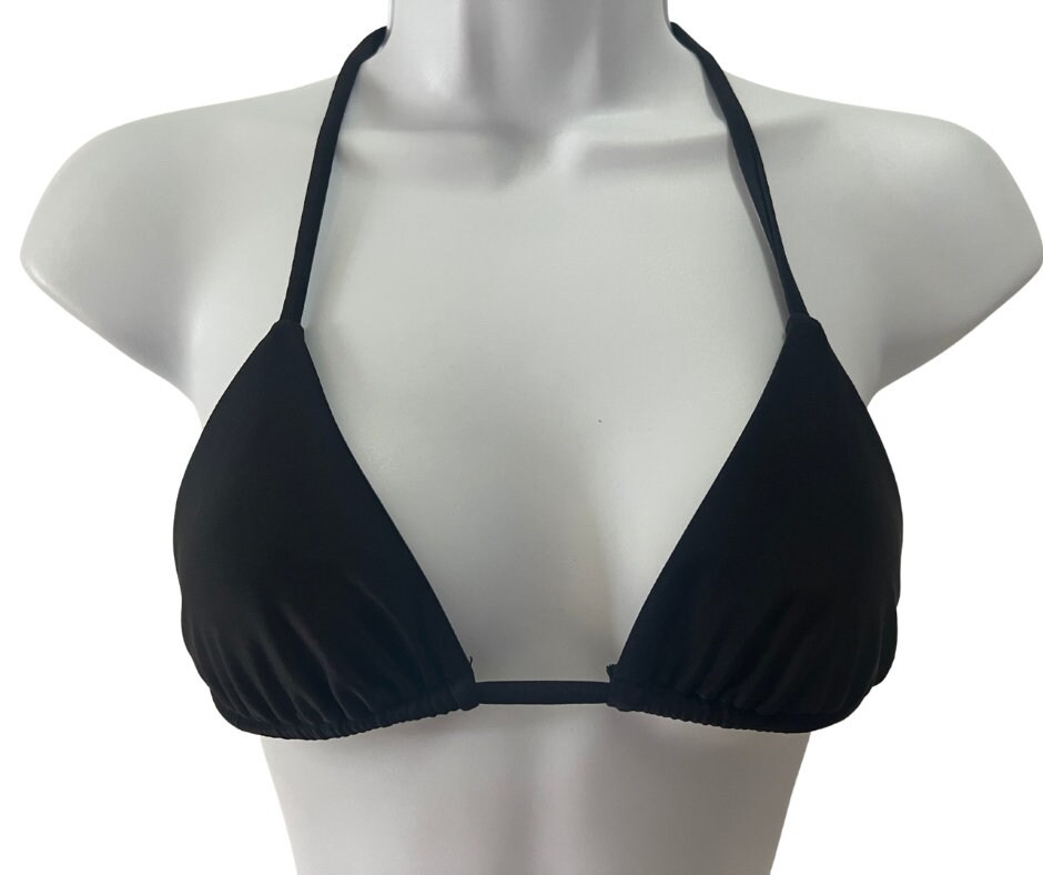 Classic Triangle Bikini Top, Salty Kiss Shore Thing Tri Top, Classic Black Tinye Bikini, Triangle Bikini Top for Her, Black Bikini - Etsy Classic Triangle Bikini Top, Salty Kiss Shore Thing Tri Top, Classic Black Tinye Bikini, Triangle Bikini Top for Her, Black Bikini - Etsy