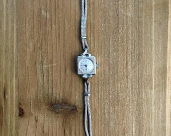 Vintage Bulova Ladies 10kt Gold Cocktail Watch