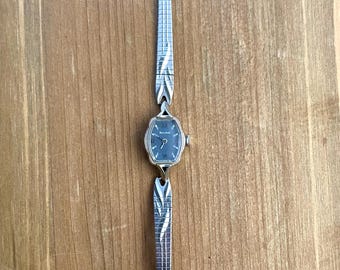 1959 10k RGP Wind-Up Bulova Cocktail Watch with Detailed Band 1959 10k RGP Wind-up Bulova Cocktail Watch With Detailed  main image 3