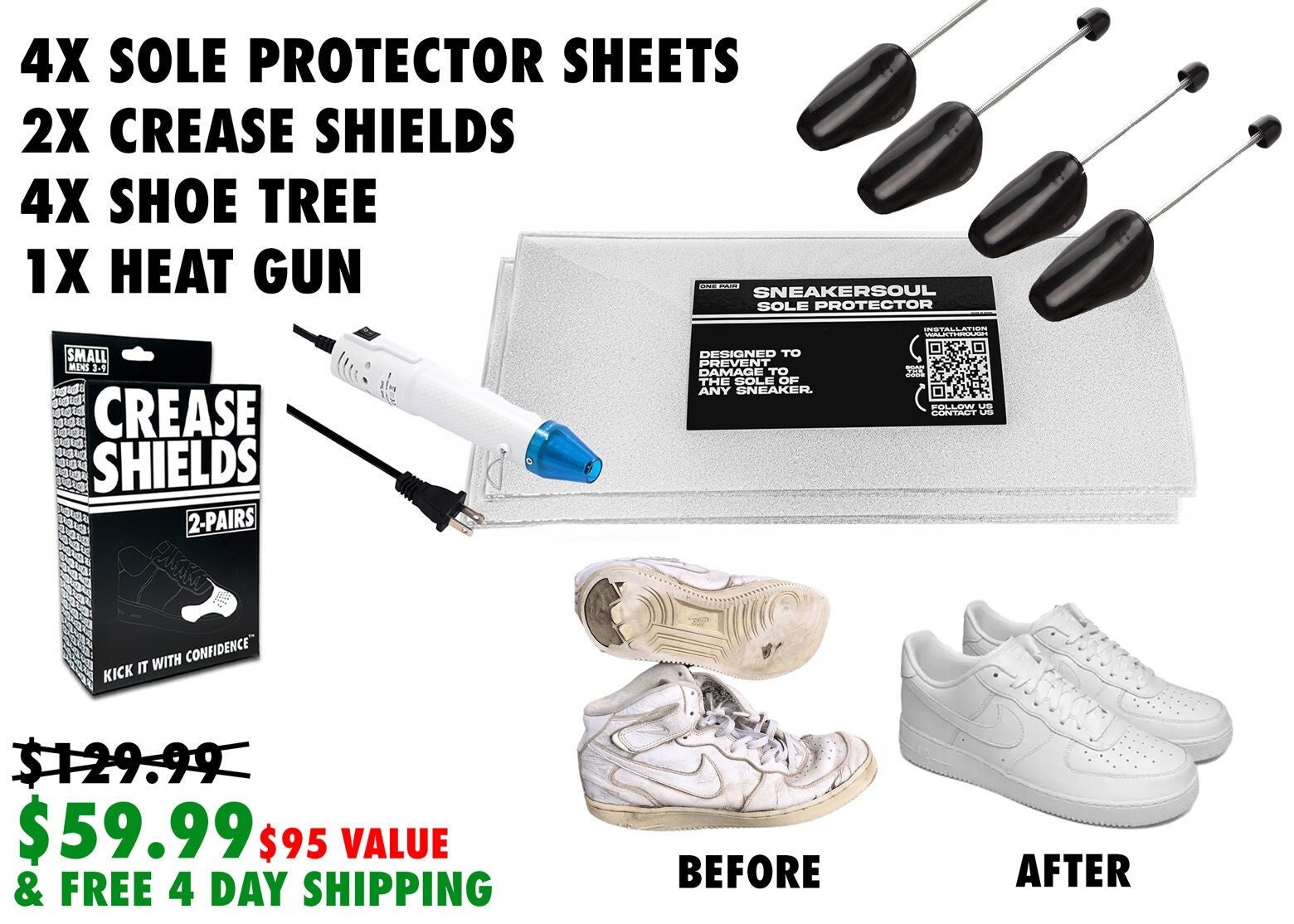 Protector de pliegues para zapatillas de deporte, Protector antiarrugas,  Protector de soporte superior - AliExpress