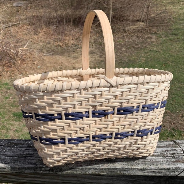 Herringbone Stripe Market Basket Pattern - Digital Download - Patten Pattern of Legendary Teacher Diane Stanton - DIY Basket Weaving Pattern
