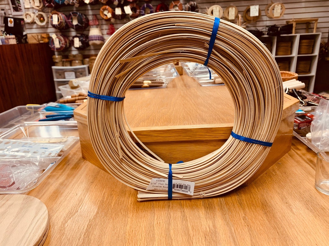 3/16 Inch Flat Oval Reed About 300 Feet of Rattan Reeds 3/16 in