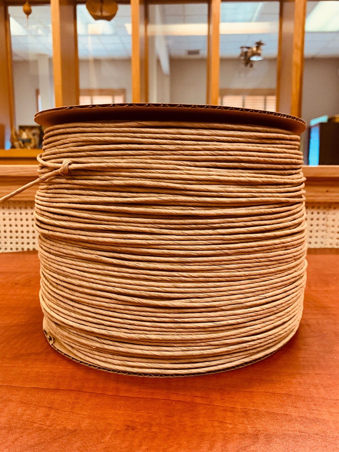 Brown Kraft Paper Fibre Rush: 10 Lb Spool, 4/32 Inch - DIY Weaving - Etsy