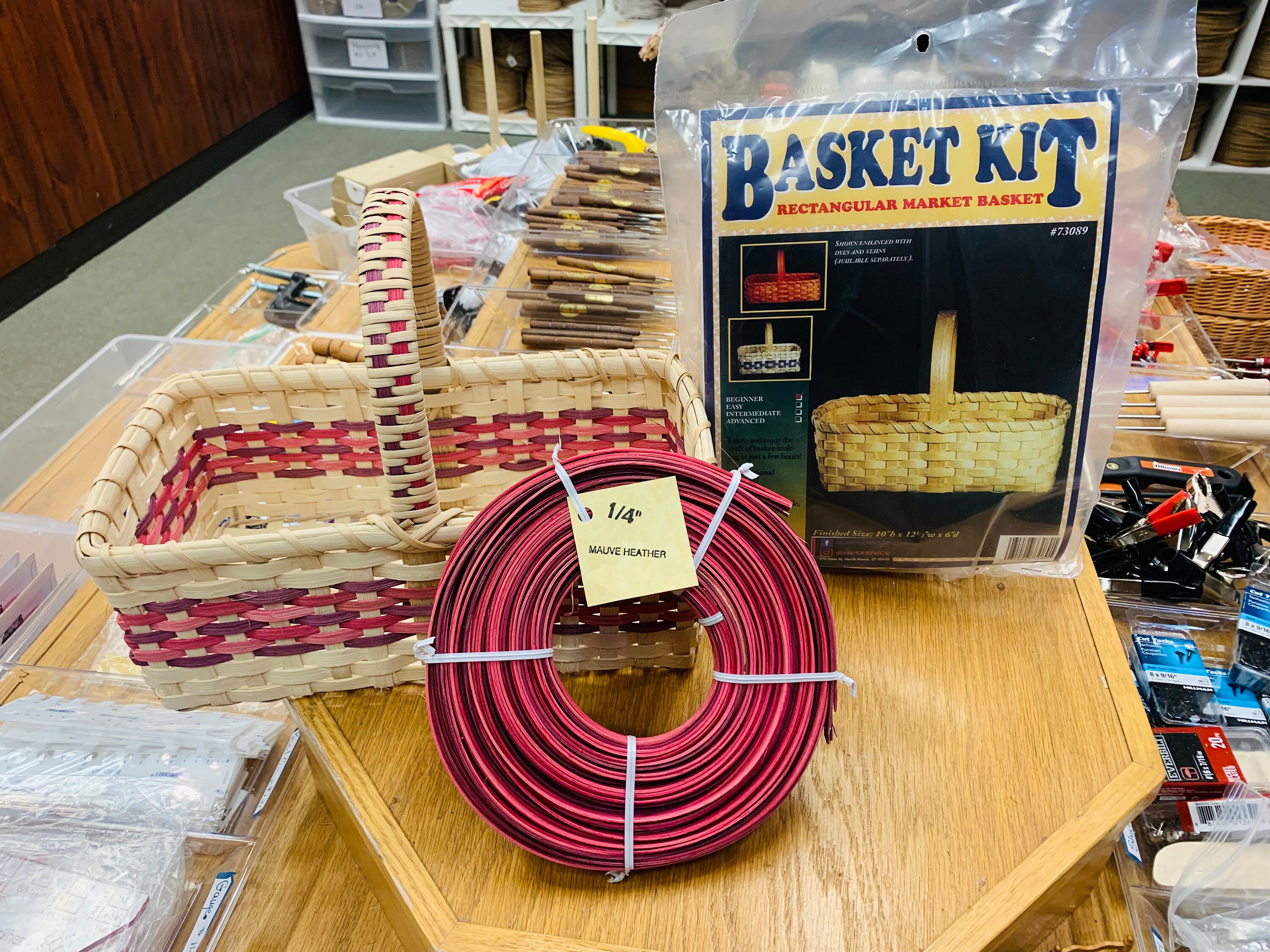 Colored Basket Weaving kit – Journeys To The Past Shop