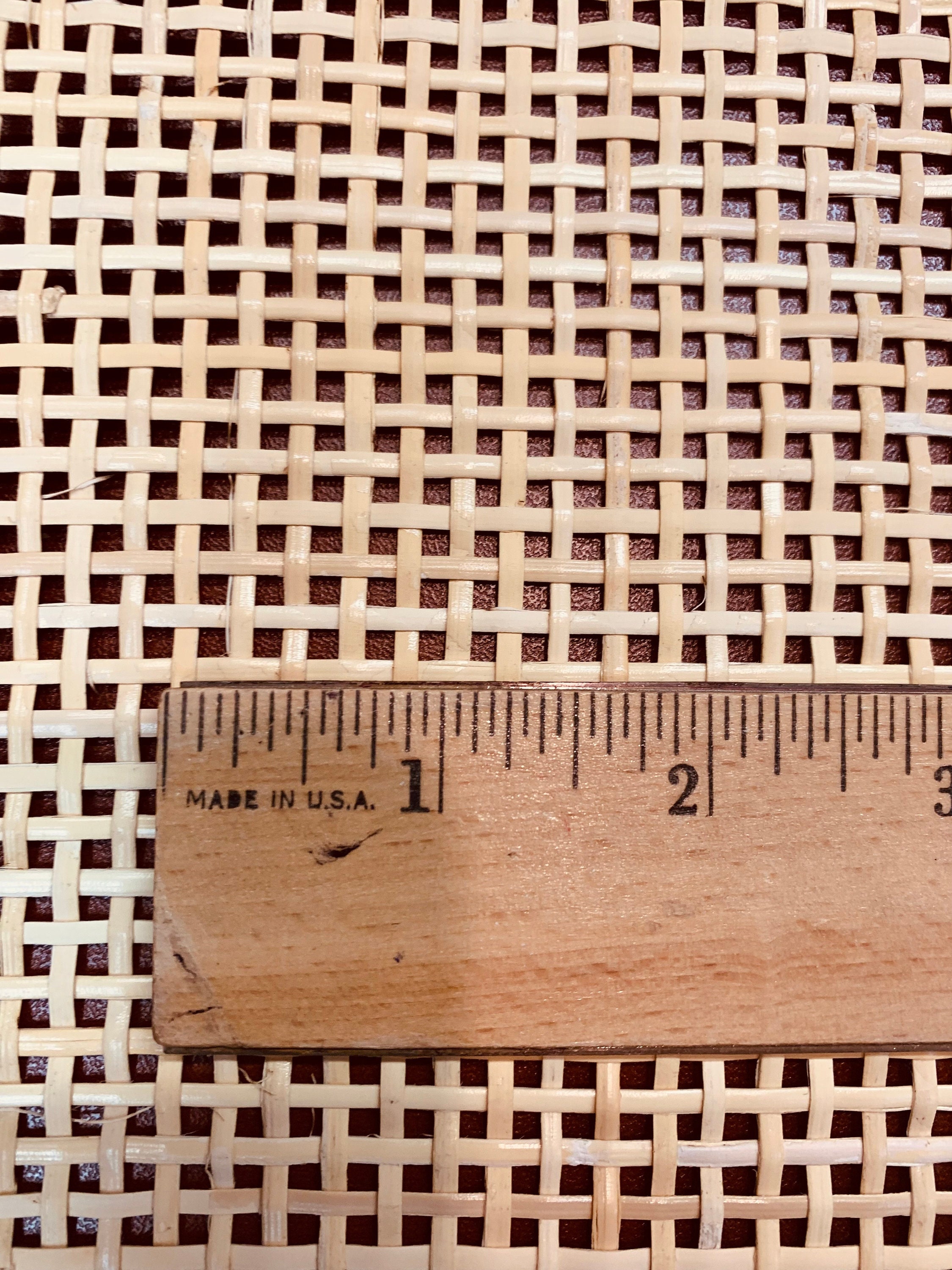 Width: 24, Natural Rattan Cane Webbing Roll for Furniture Repair