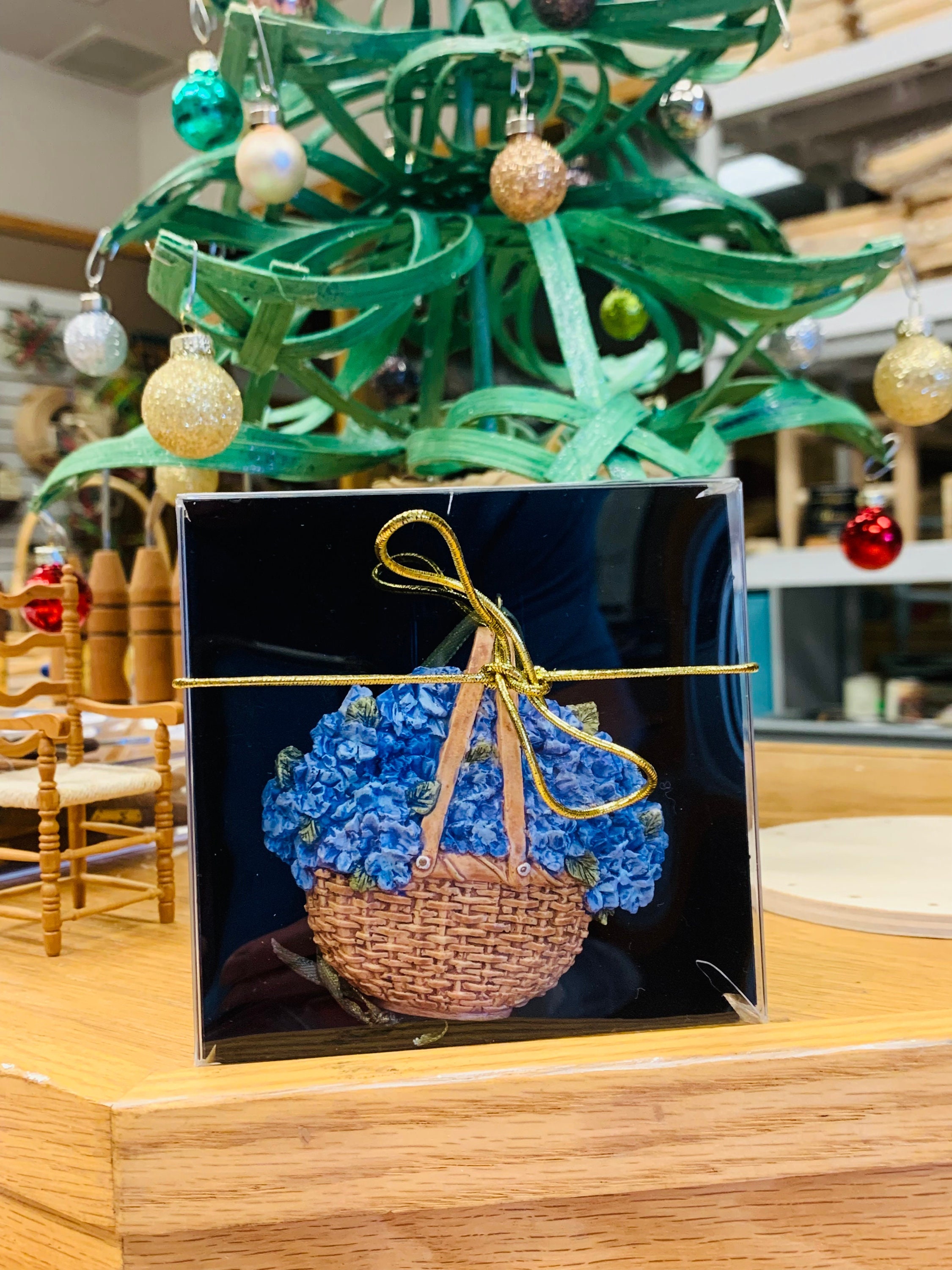 Magnificent Handmade Nantucket Basket Ornament Basket Weaving Christmas