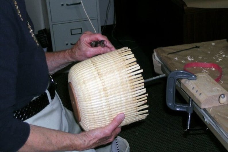 Nantucket Basket Weaving Stand 3 Piece Set 3 C Clamp Etsy