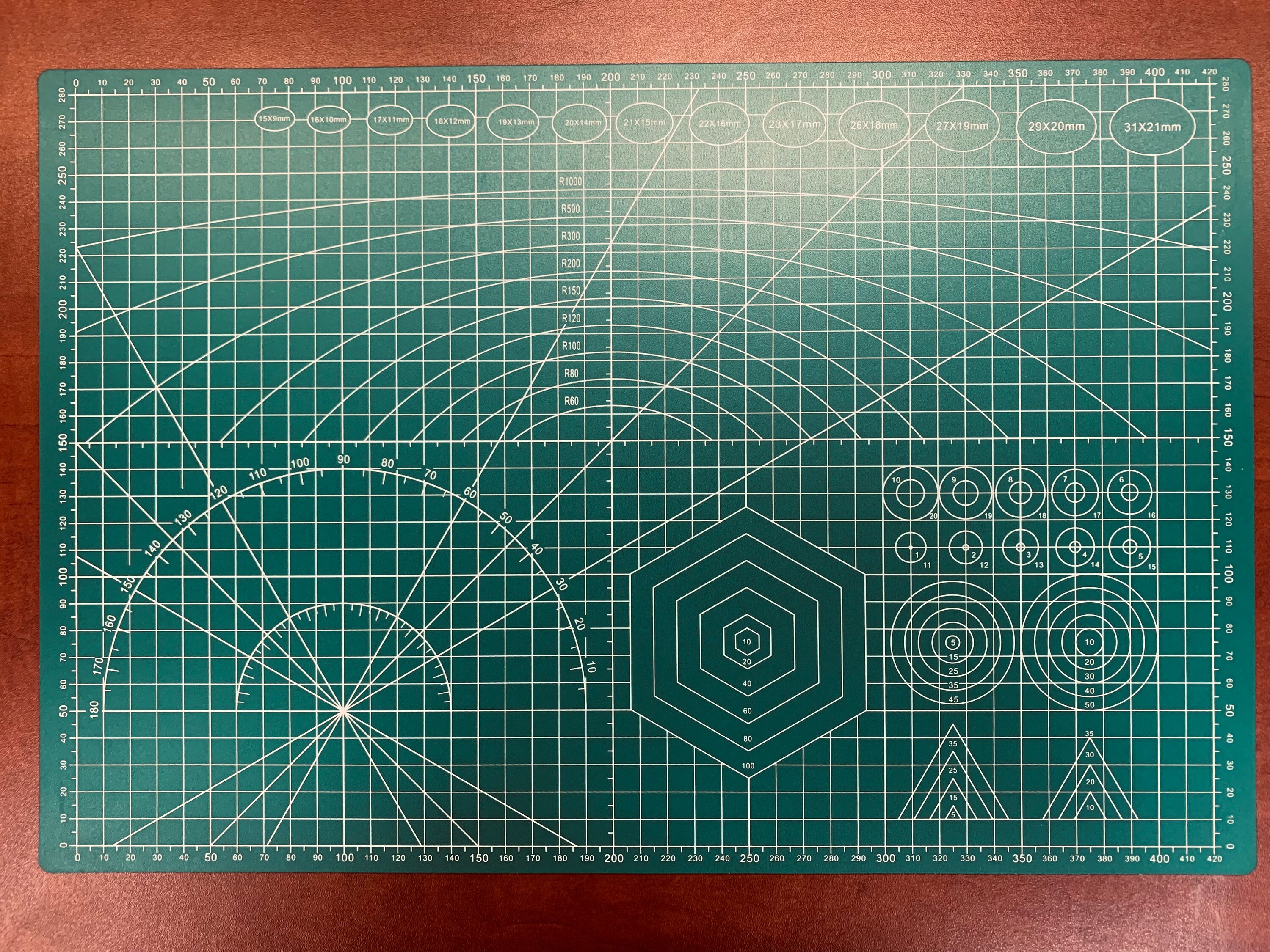Weaving Math Basket Weaving Mathematical Mat: Double Sided Metric & US Math (18x12 ...