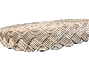 Round Reed Rattan Braid - 1.5" Woven Trim, Basket Weaving