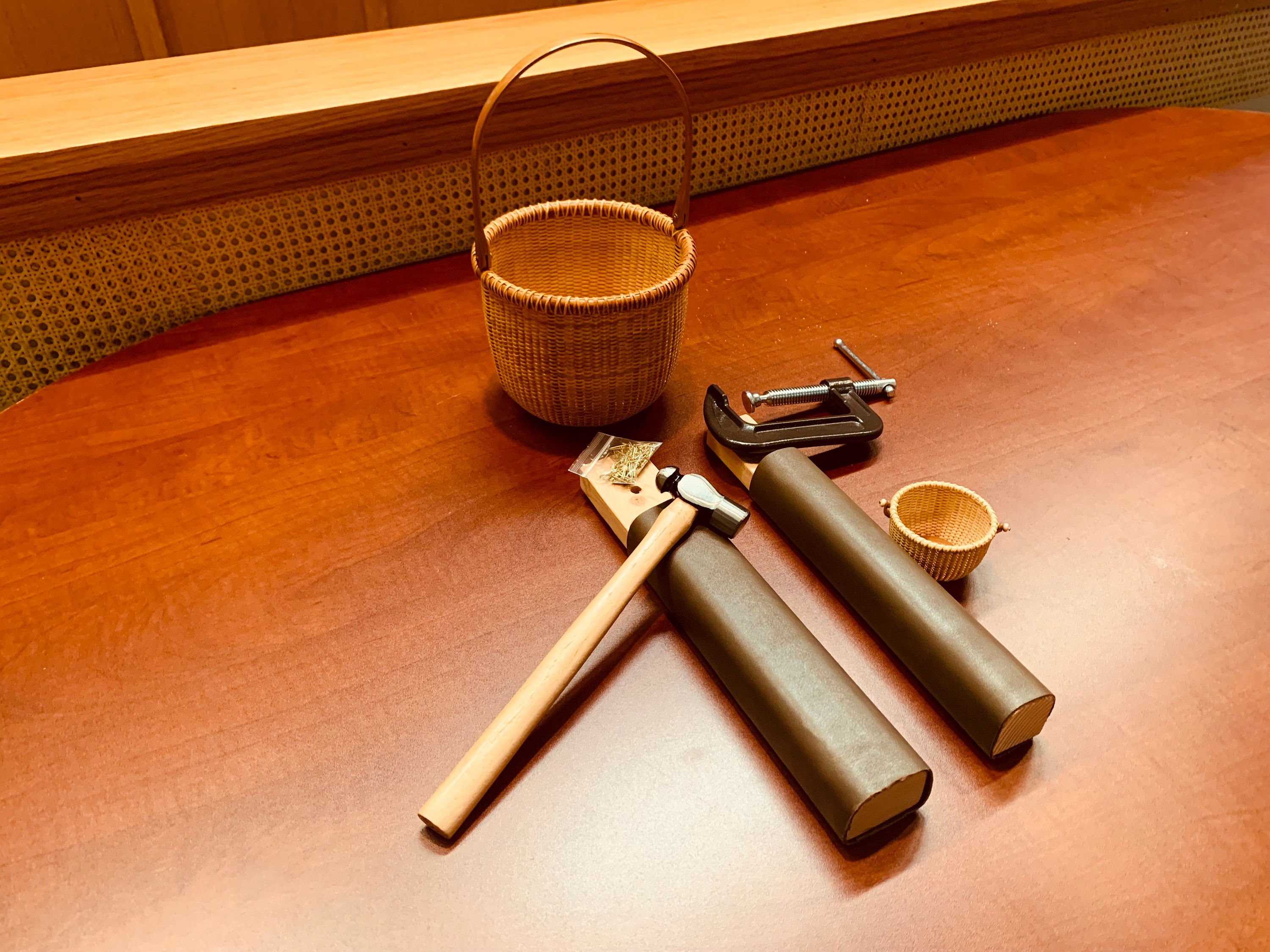 ナンタケットバスケットハンマーブロックキット：レザーブロックカバー