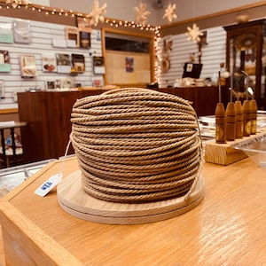 Danish Cord Laced - 2lb Coil of Genuine Denmark Cord - 360Ft of Twisted Paper Cord - American Supplier of Weaving Materials - DIY Laced Rope