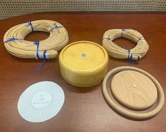 Nantucket Lightship Basket Wine Bottle Coaster Mold Kit - DIY Weaving